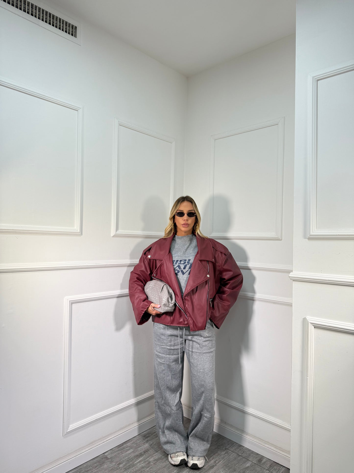 Coordinato in tuta Shibuya grigio rt739