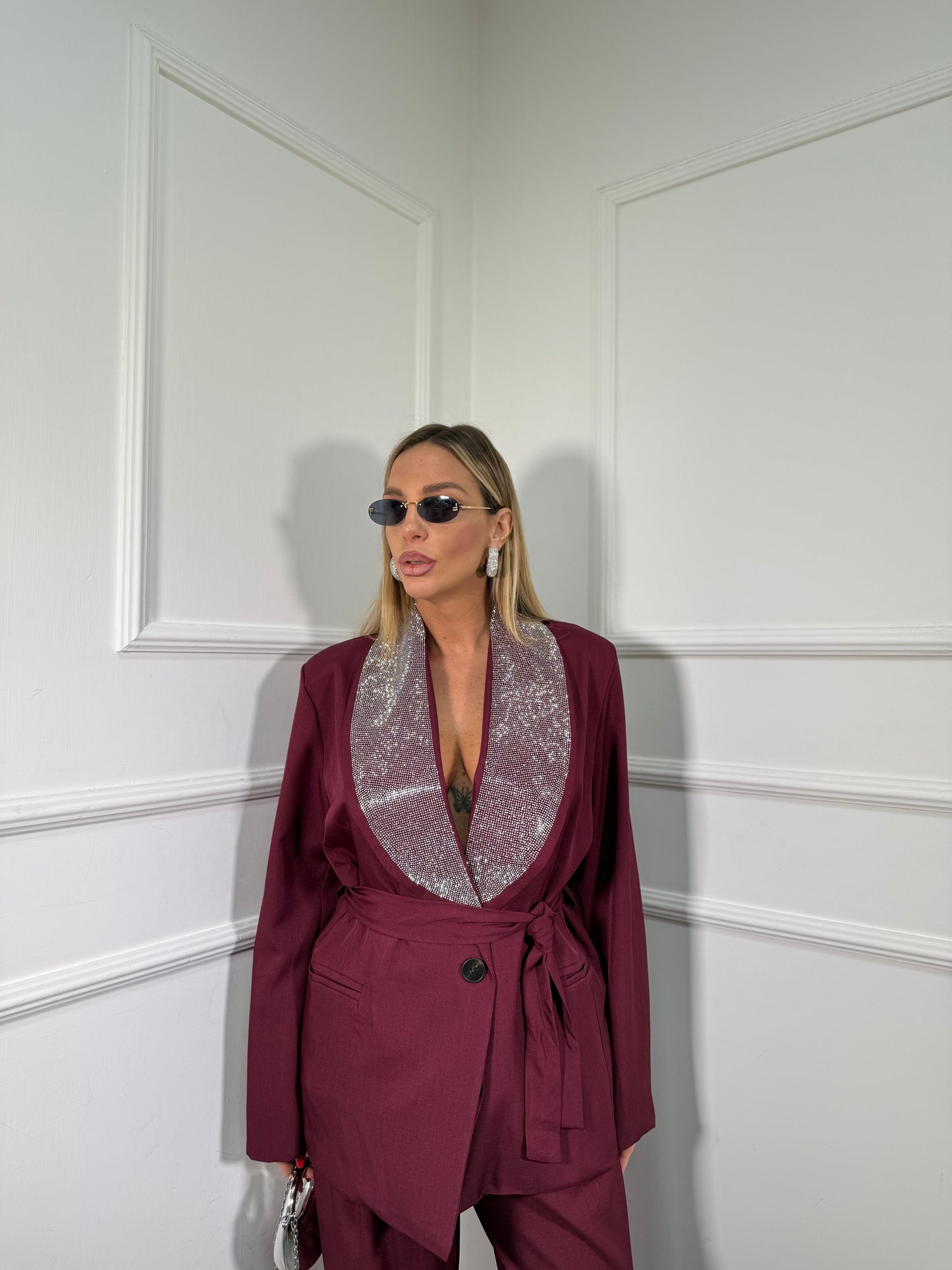 Tailleur Diamond 44/52 bordeaux hp9250d