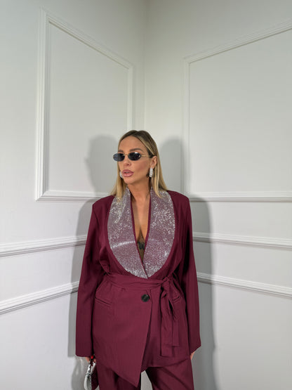 Tailleur Diamond 44/52 bordeaux hp9250d