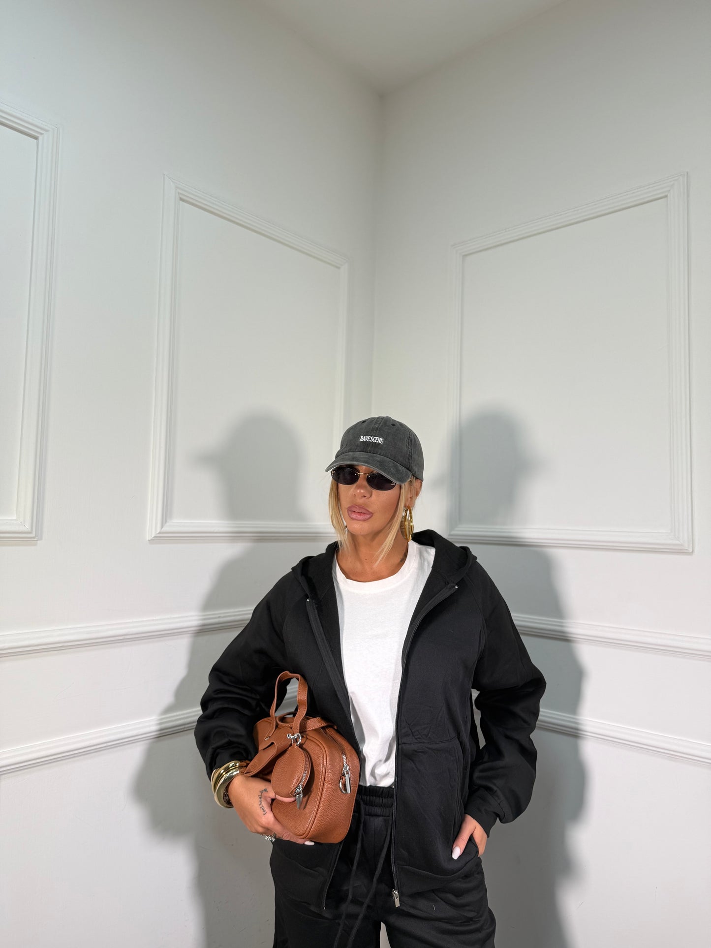 Coordinato in tuta Seattle nero rt743