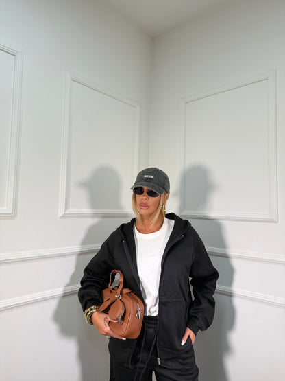 Coordinato in tuta Seattle nero rt743