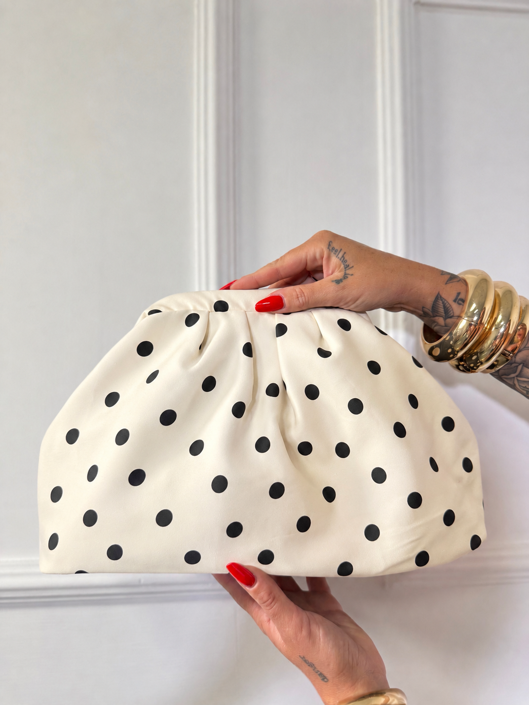 Maxi clatch pois (vari colori)