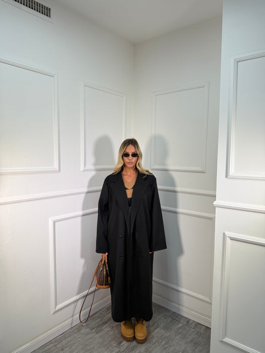 Maxicoat doppiopetto Mara nero 66676