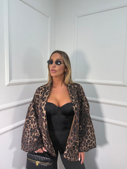 Giacca balloon maculata Lavinia 6728