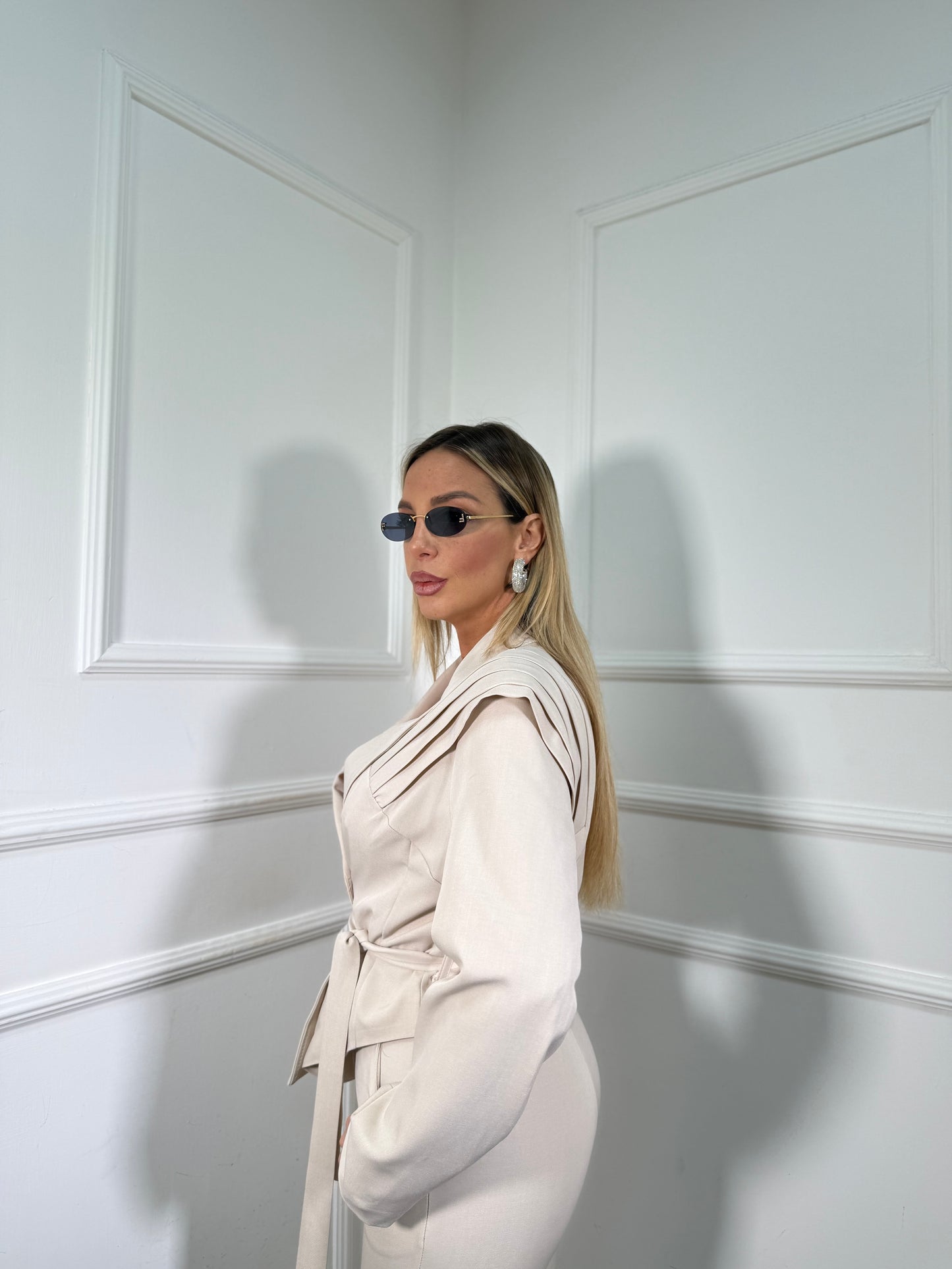 Tailleur Amelya panna 86223