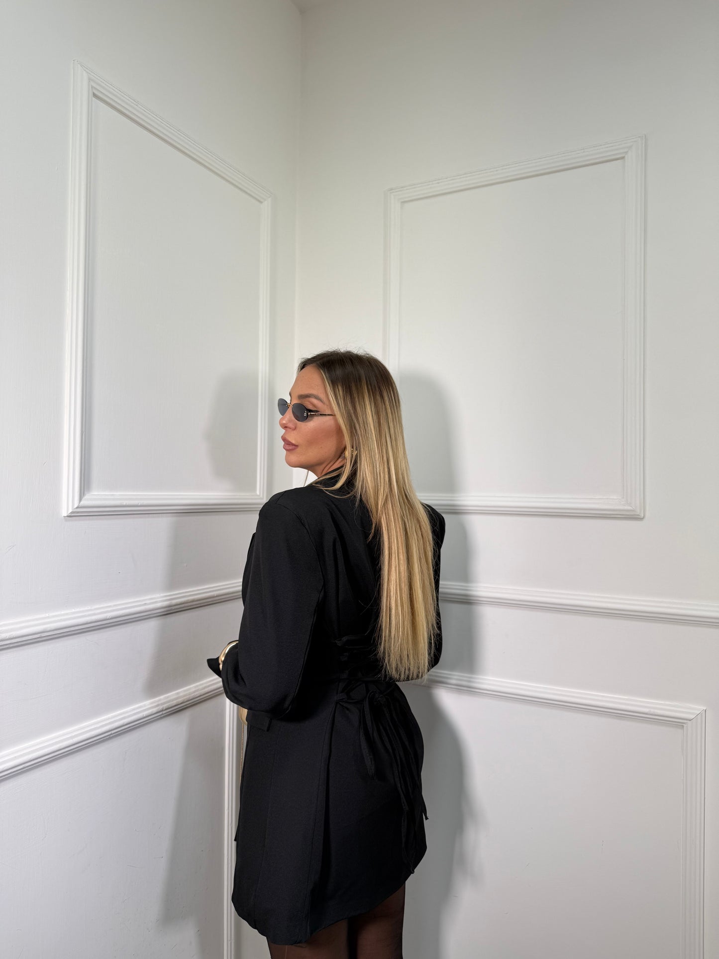 Abito giacca stringato Beckham nero 6810