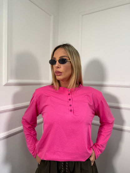 Shirt con bottoncini e spalline Maddy (vari colori) 22687