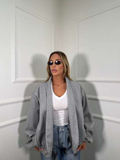 Bomber in panno Berlino grigio 429