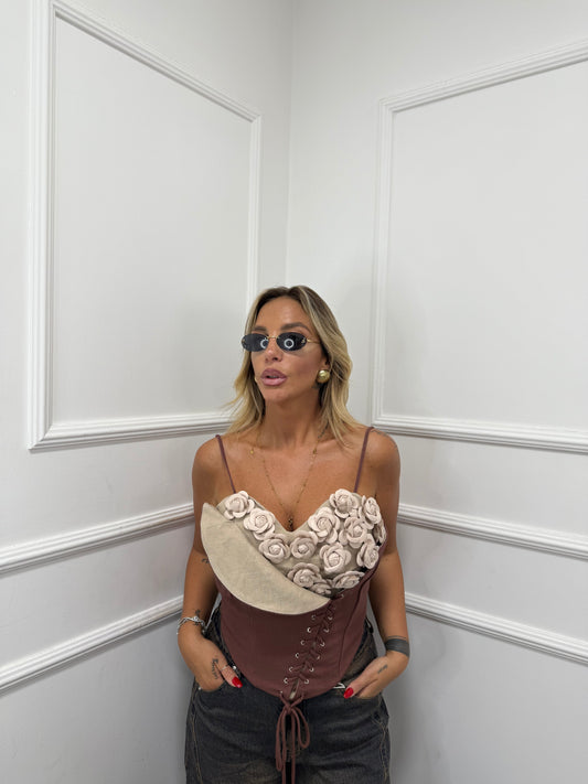 Bustier Claire terracotta vi5010