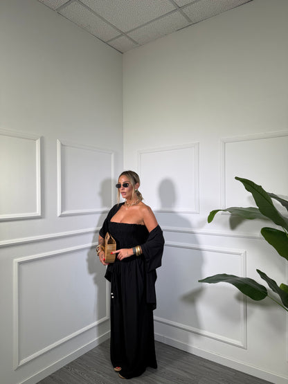 Triset in viscosa (Curvy) Paros nero ls2711