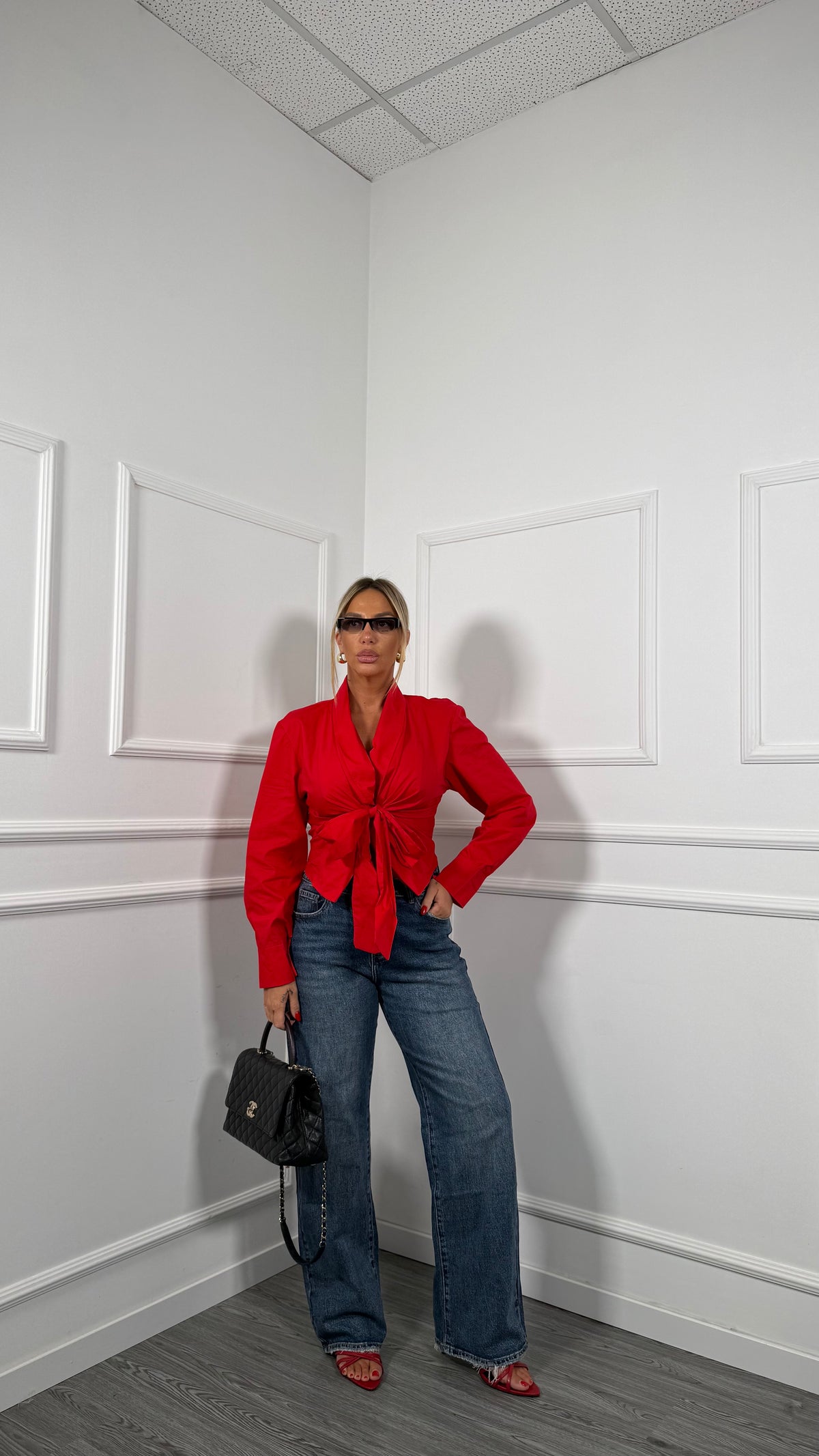Jeans palazzo Life lavaggio scuro d5407-52