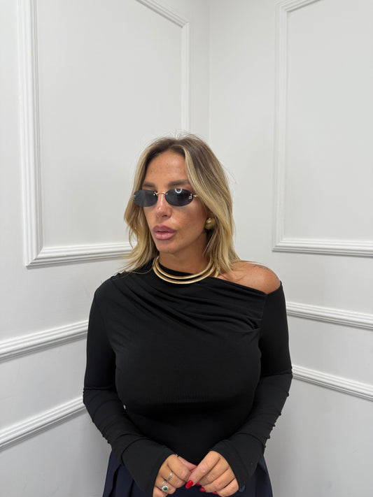 Shirt in lycra Kim nera 24392