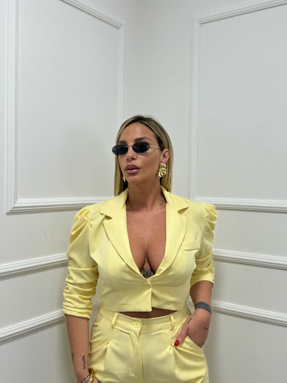 Tailleur Alice giallo m13215
