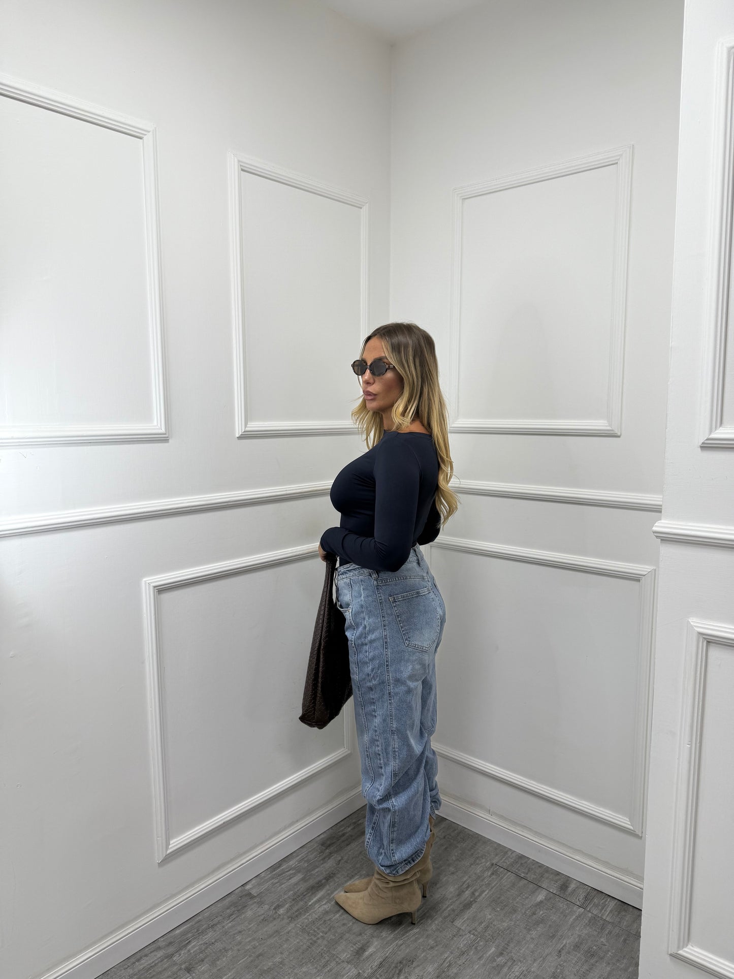 Jeans baggy Downtown lavaggio chiaro t405