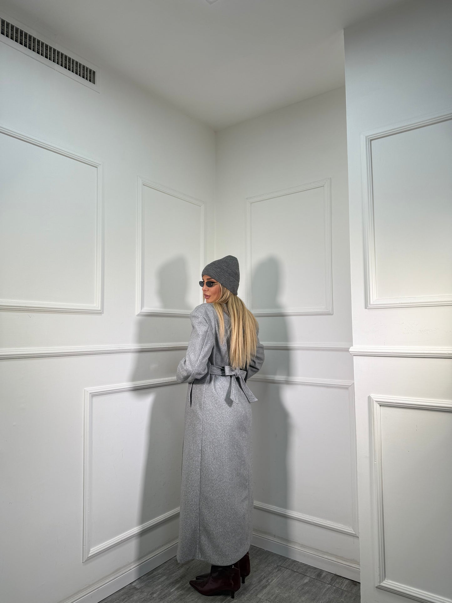 Cappotto misto lana Empire grigio 251631