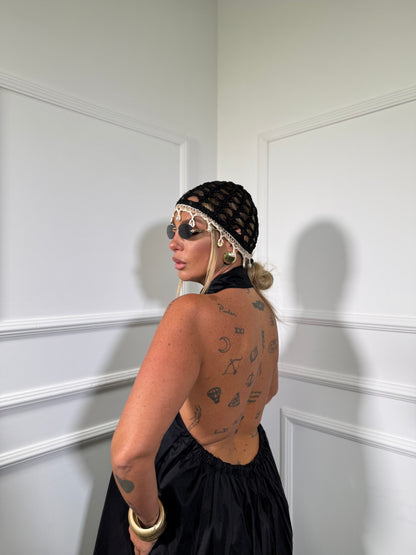 Chemisier midi (Curvy) Alisha nero in125681