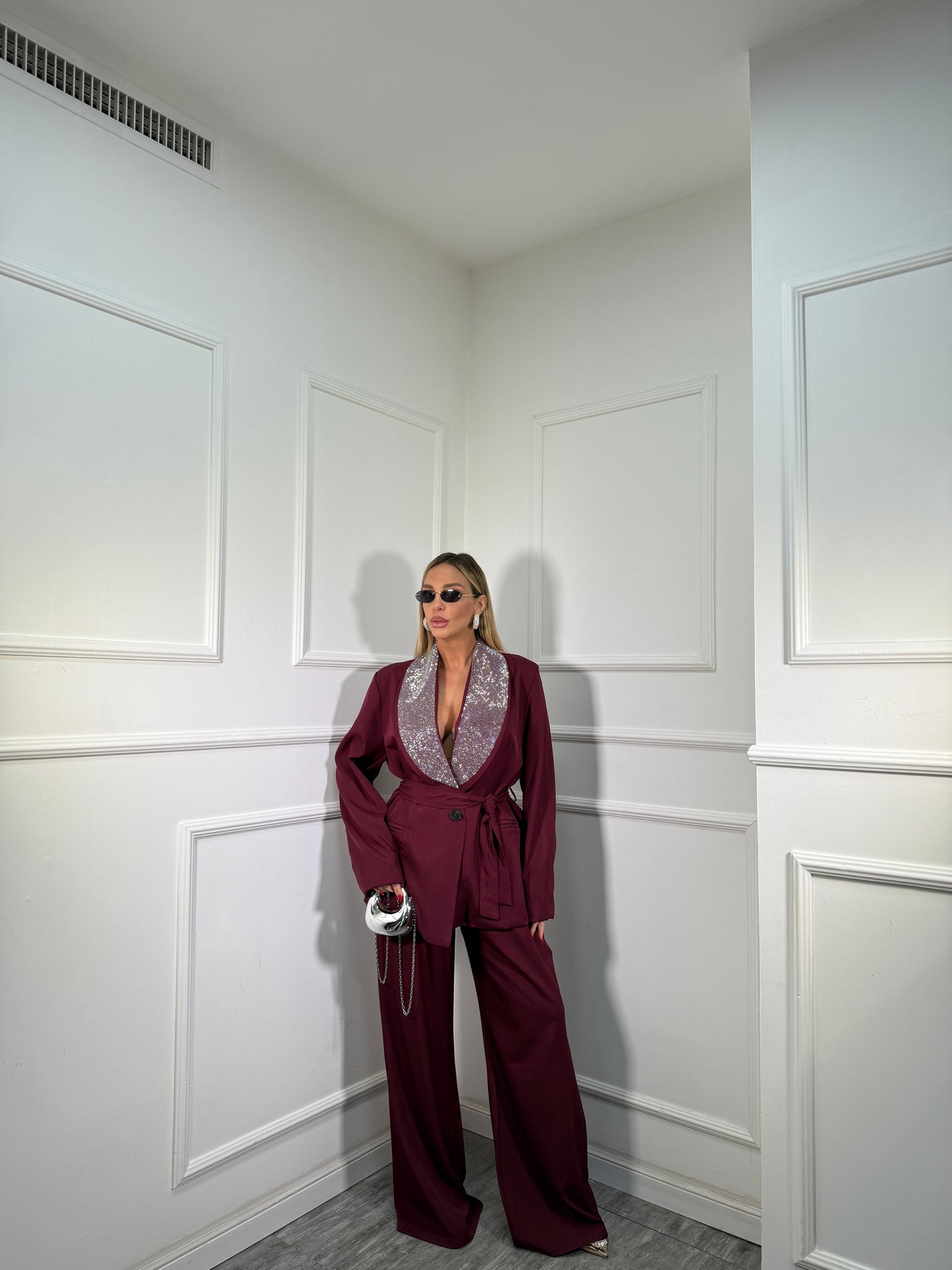 Tailleur Diamond 44/52 bordeaux hp9250d