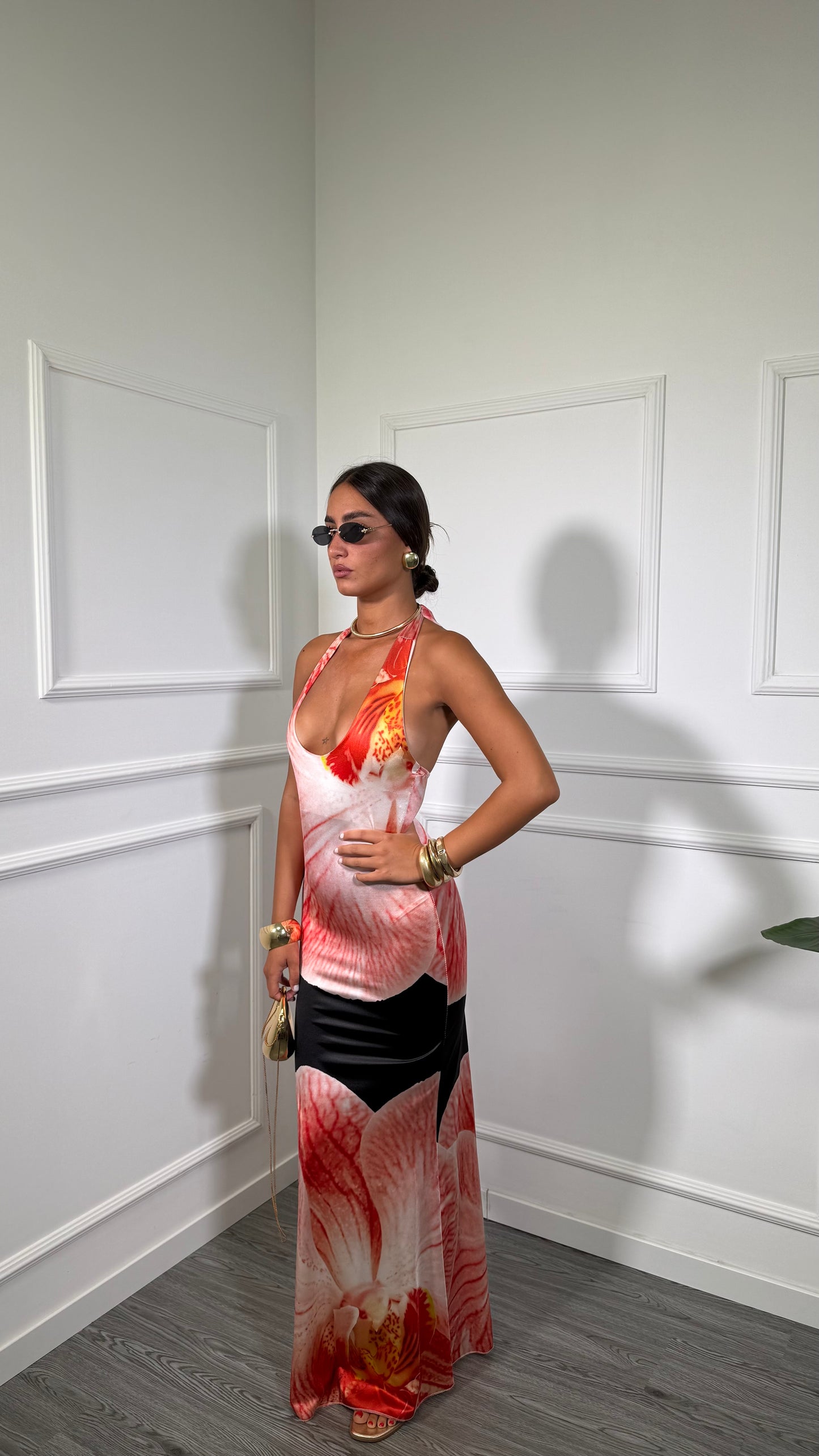 Abito lungo in lycra Barbados 48220