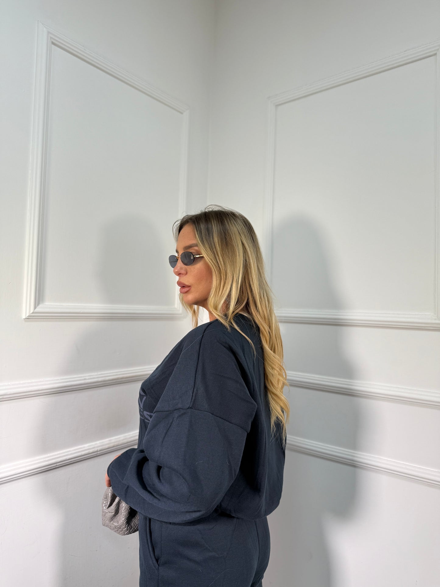 Coordinato in tuta Shibuya blu rt739