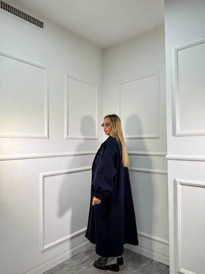 Maxi coat Favola blu 22301