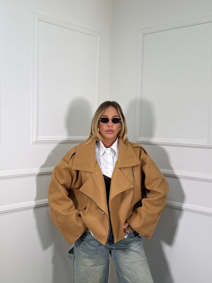 Cappotto in panno Notting Hill 2.0 camel 22638