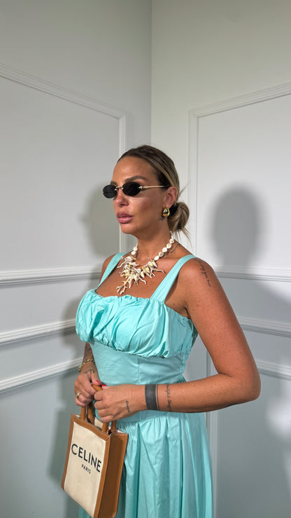 Abito midi in cotone Shila tiffany 58202