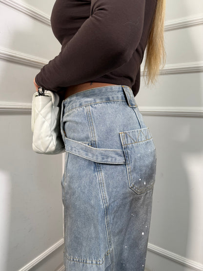 Jeans balloon carpenter lavaggio sabbiato Pictures s22155