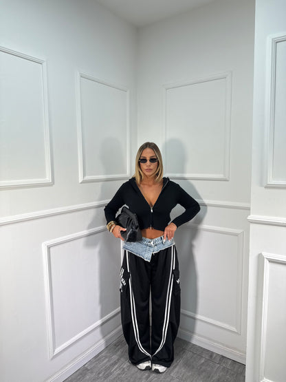 Pantatuta con bustino in denim Balvin  0133