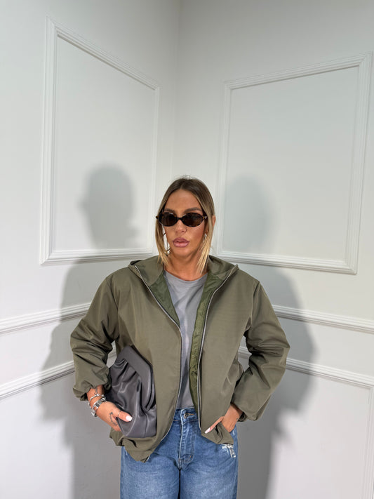 Giubbino impermeabile Joy verde 25313