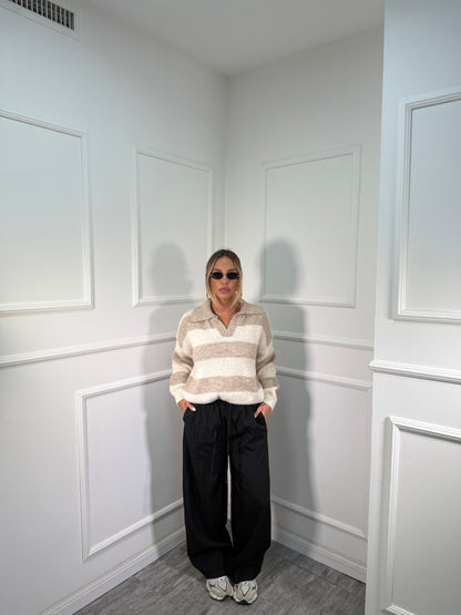 Pantalone palazzo Town nero 66621