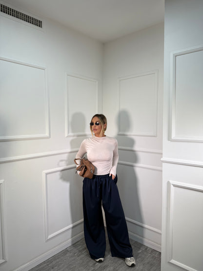 Pantaloni con coulisse Monday  blu dalla 46/52  51842