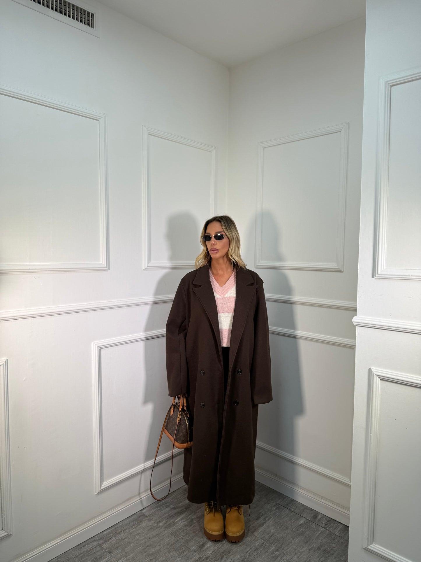 Maxicoat doppiopetto Mara cacao 66676