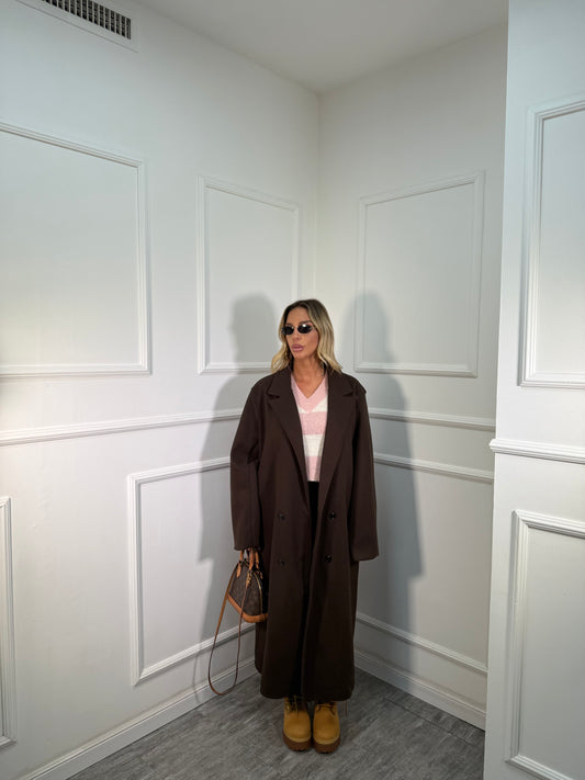 Maxicoat doppiopetto Mara cacao 66676