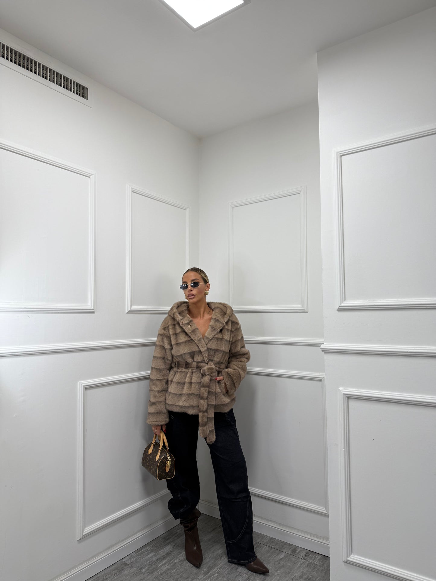 Ecofur Courmayeur taupe y0220