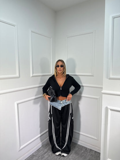 Pantatuta con bustino in denim Balvin  0133