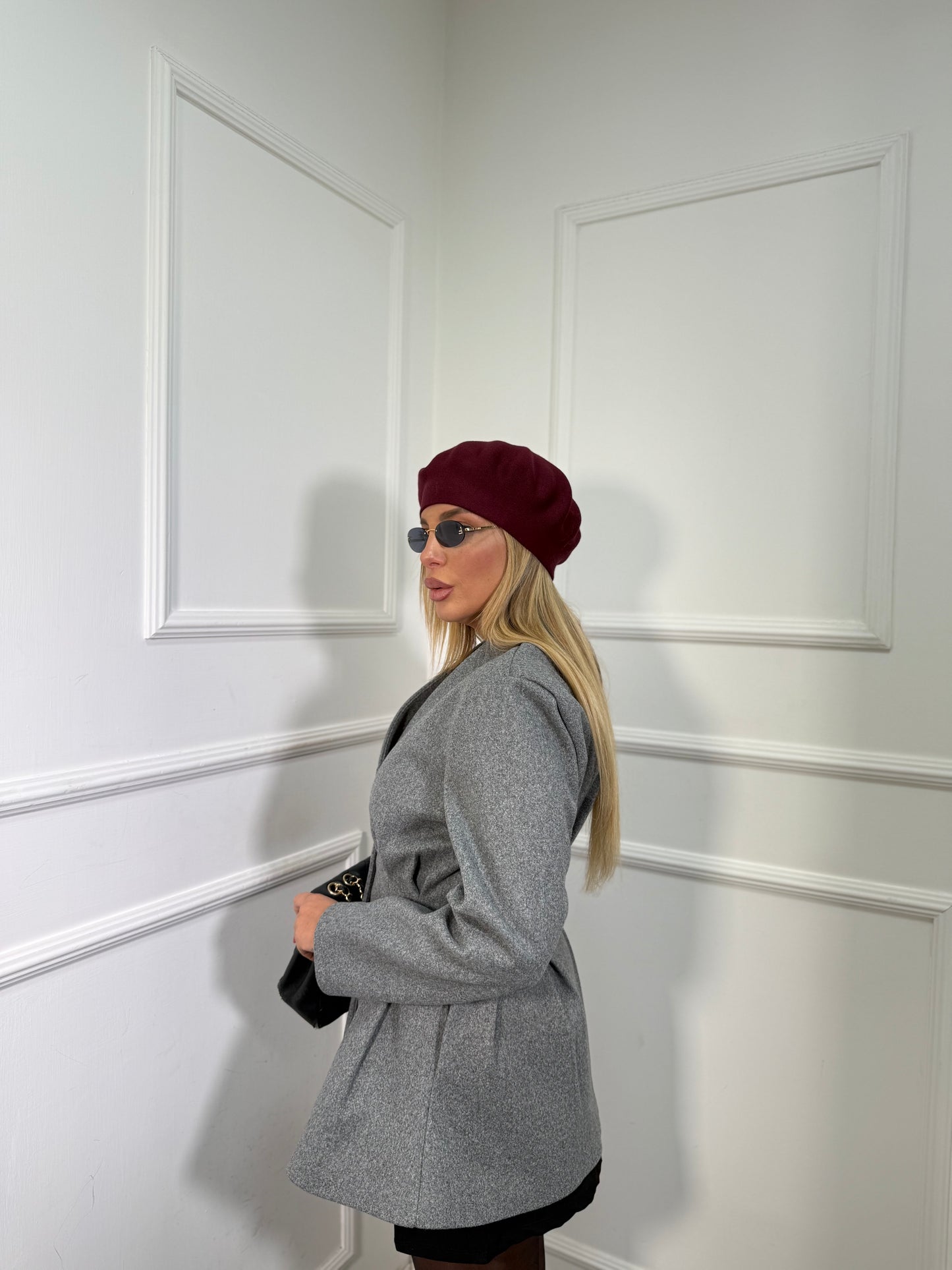 Cappotto lana cotta Corinne grigio 251984