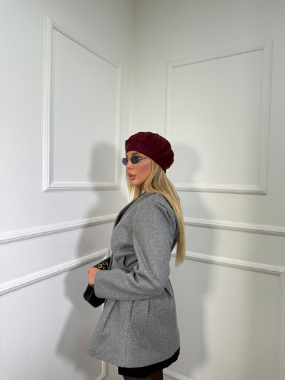 Cappotto lana cotta Corinne grigio 251984