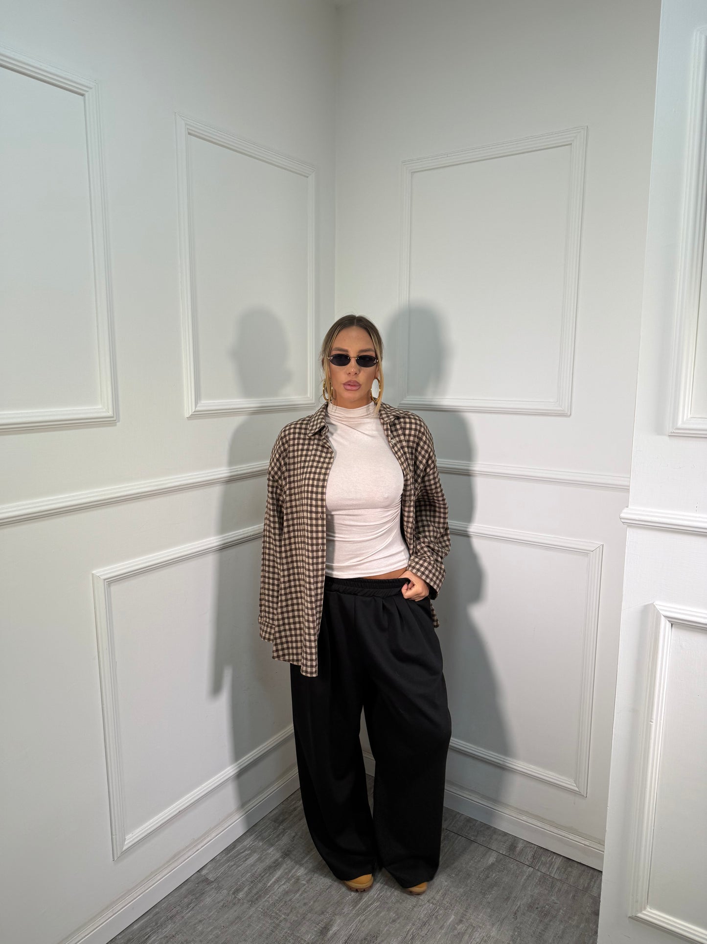 Pantatuta palazzo Larry nero f0832