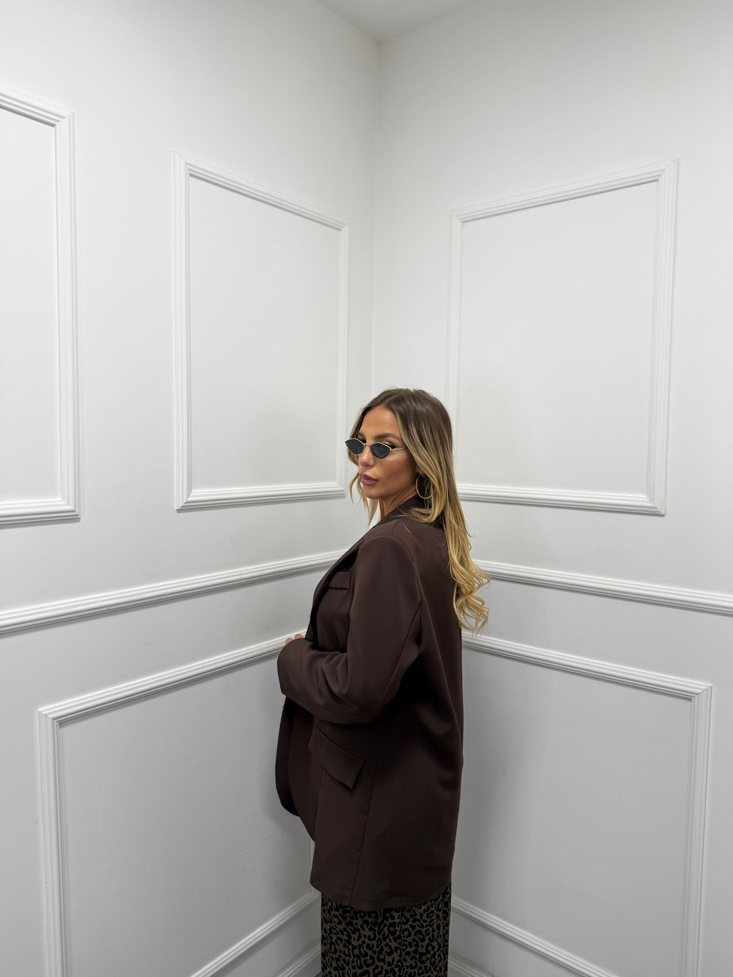 Blazer Classic Curvy cioccolato m11059