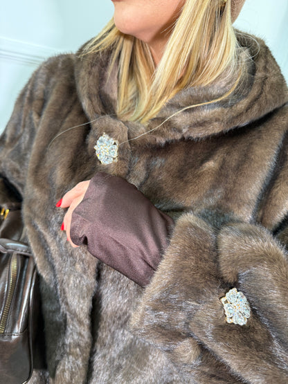 Ecofur con cappuccio Diamond cioccolato 0619