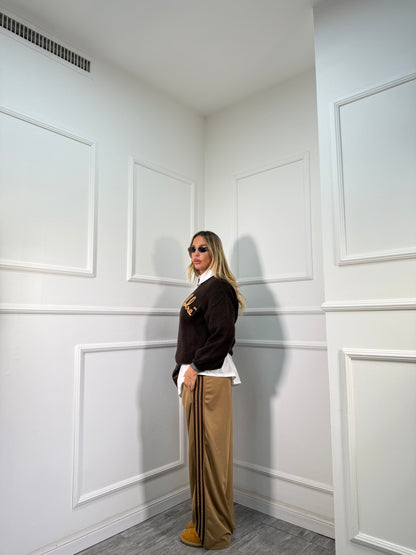 Pantatuta palazzo Oxford camel 6865