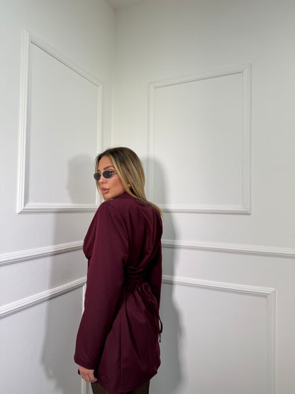 Abito giacca stringato Beckham borgogna 6810