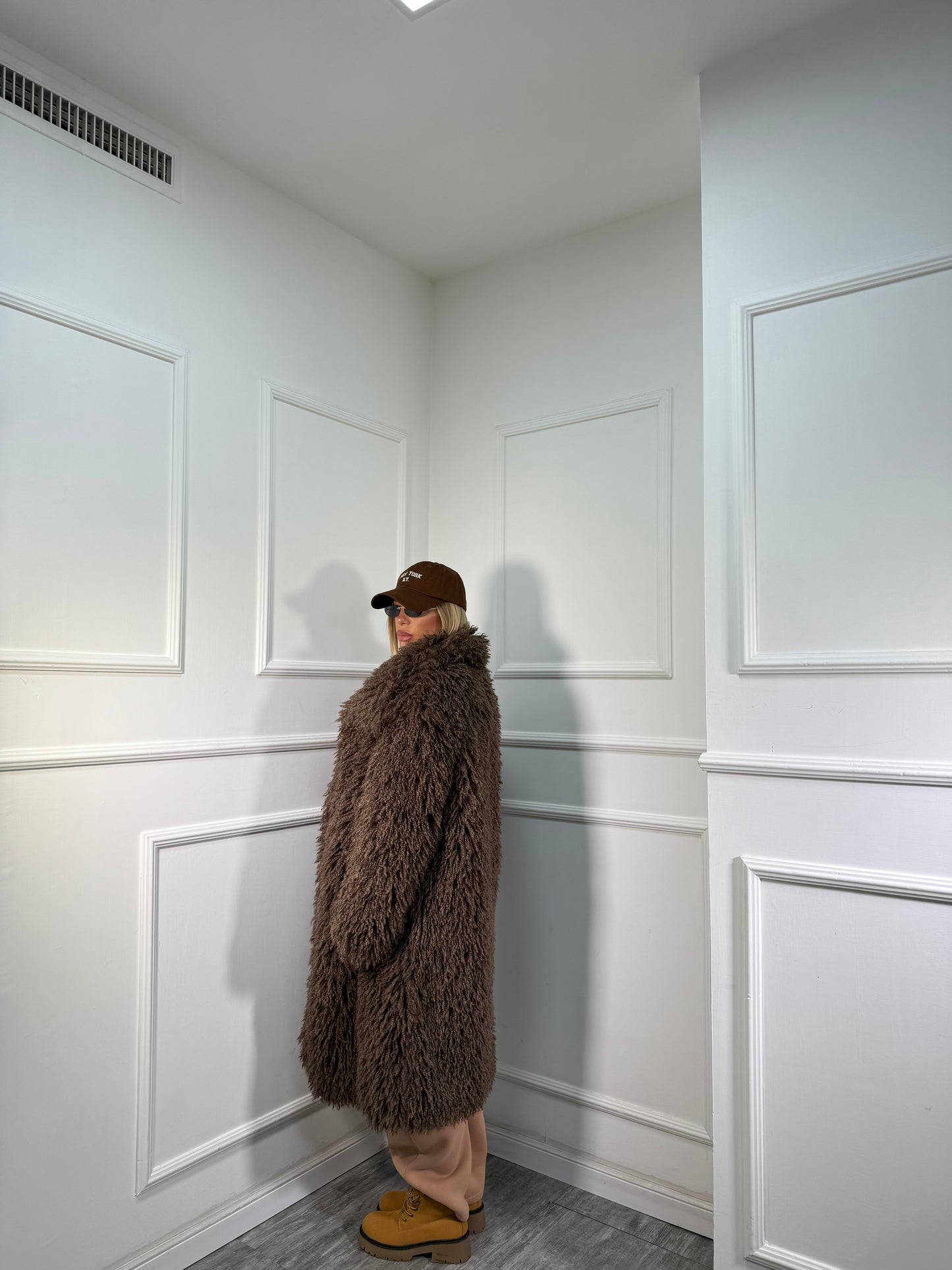 Maxi ecofur mongolia Saint Moritz cioccolato mfy2525