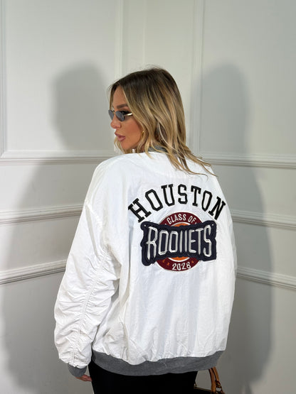 Bomber Route 66 bianco premium quality yt30054