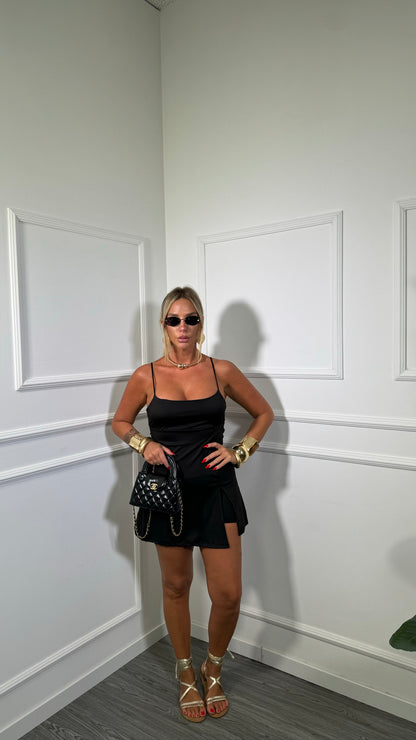 Jumpsuit in lycra Suamy nero
