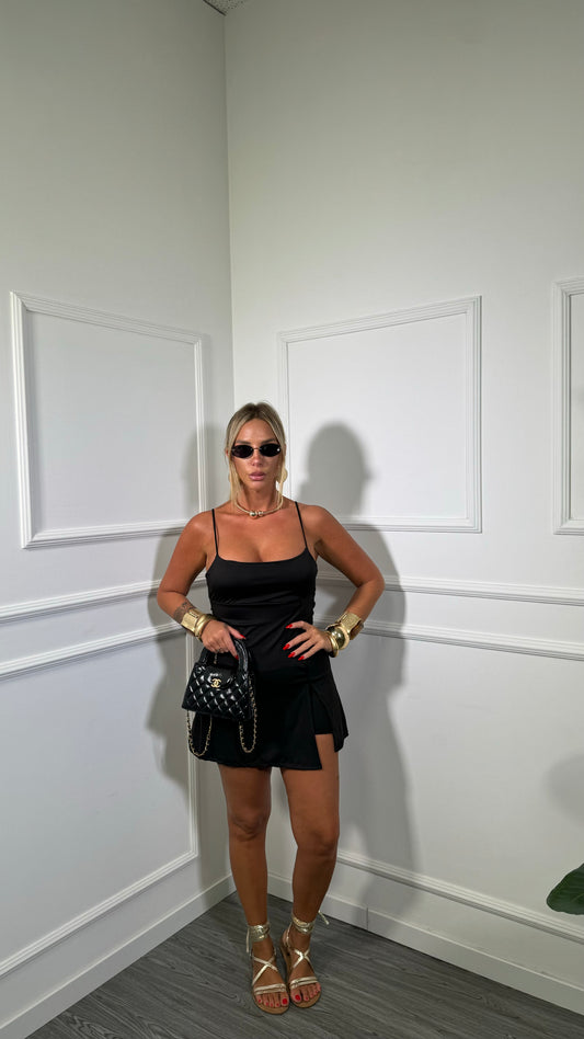 Jumpsuit in lycra Suamy nero