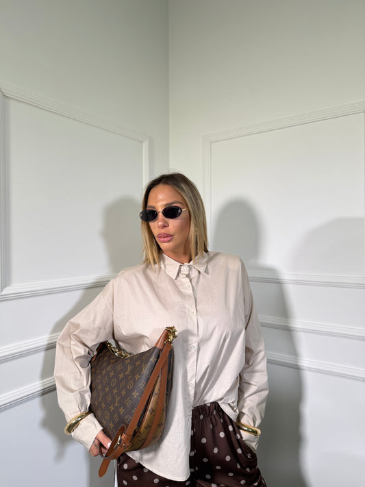 Camicia a scatola Meeting sabbia 22741