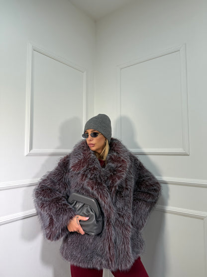 Ecofur Ginevra bordeaux/antracite 68360