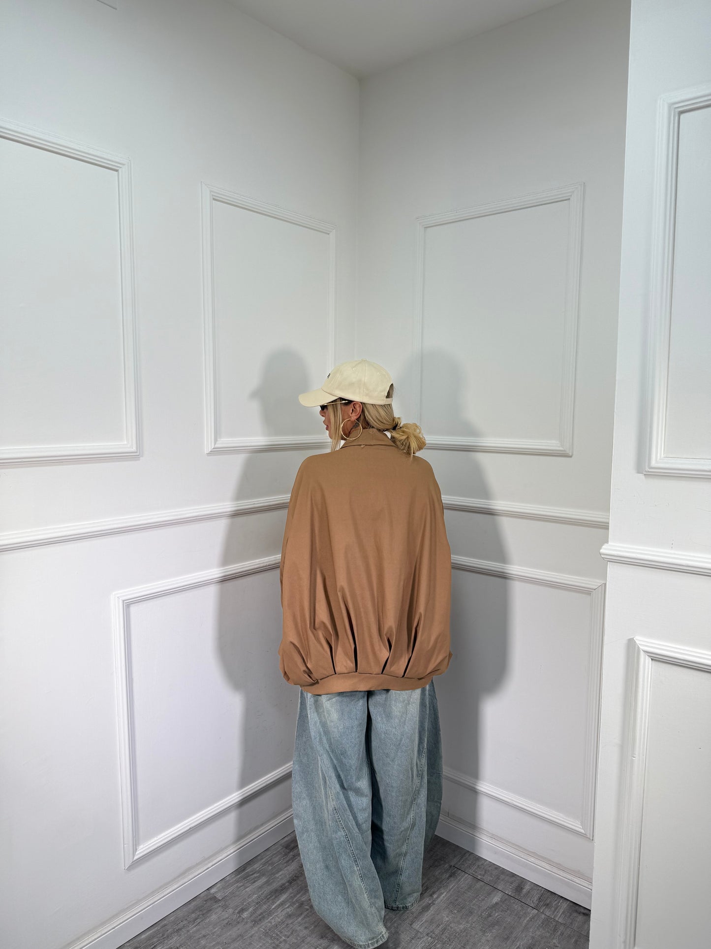 Giacca balloon Lavinia camel 6731