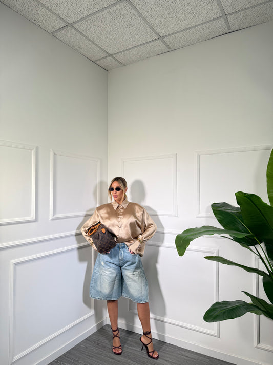 Bermuda in denim lavaggio medio Dalia ml437